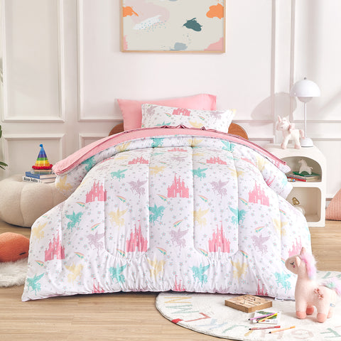 Sonive 5-7 Pieces Comforter Sets for Girls, Hotel Collection for All Season