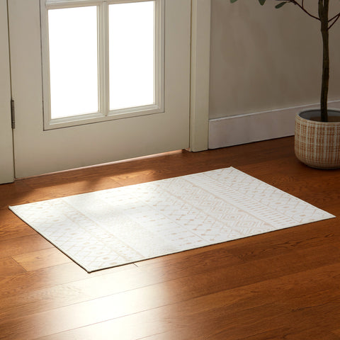 Sonive  Area Rug Carpet for Entryway, Machine Washable Water Resistant Low Pile Non Slip Door Mat, Soft Accent Carpet for Kitchen, Bathroom, Pet-Friendly Rug