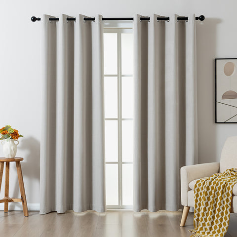 Sonive Blackout Curtains set of 2 Ultra Lightweight Grommet Top Living Room Bedroom Curtains