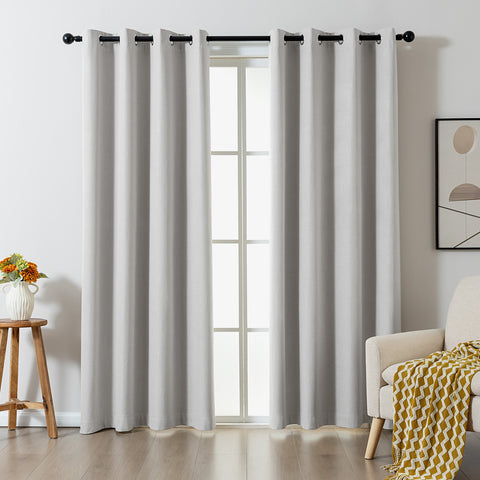 Sonive Blackout Curtains set of 2 Ultra Lightweight Grommet Top Living Room Bedroom Curtains