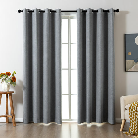 Sonive Blackout Curtains set of 2 Ultra Lightweight Grommet Top Living Room Bedroom Curtains