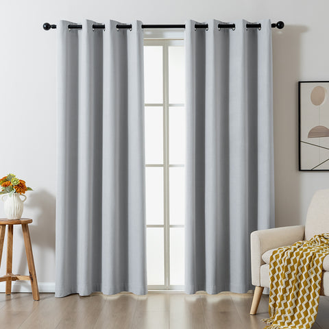 Sonive Blackout Curtains set of 2 Ultra Lightweight Grommet Top Living Room Bedroom Curtains
