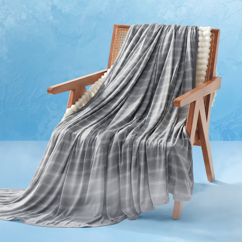 Sonive Striped Cooling Blanket