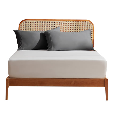 Sonive 2 Pack King Size Pillowcases 50x90 cm, 100% Brushed Microfiber Pillowcases for Hair and Skin, Super Soft and Cozy, Wrinkle, Fade, Stain Resistant