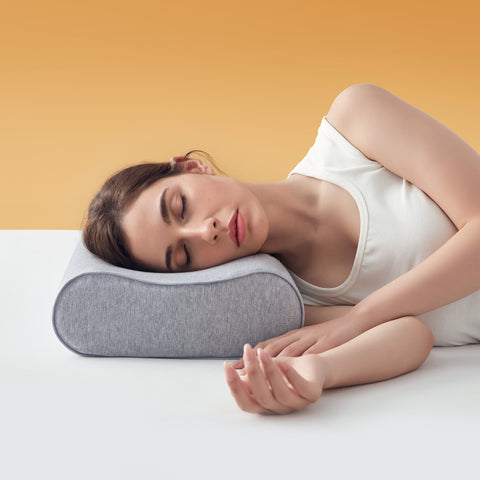 Sonive Contour Memory Foam Pillow Ergonomic Head Neck Support Pillows, Bed Pillow with Cover, for Side, Back, Stomach Sleepers 60×33×12/10cm