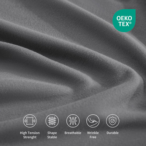 Sonive 2 Pack King Size Pillowcases 50x90 cm, 100% Brushed Microfiber Pillowcases for Hair and Skin, Super Soft and Cozy, Wrinkle, Fade, Stain Resistant