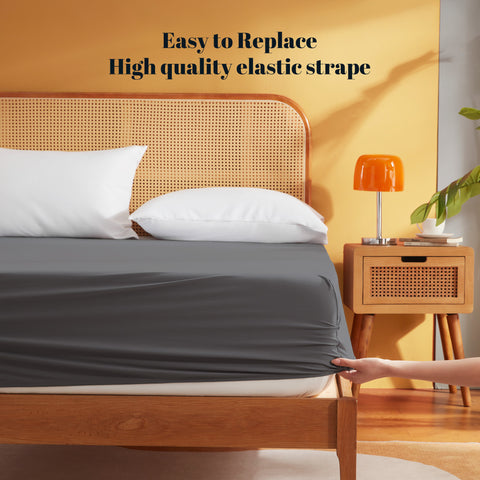 Sonive Fitted Sheet, - Deep Fitted Sheet, 30 cm Deep Brushed Microfiber Ultra Soft