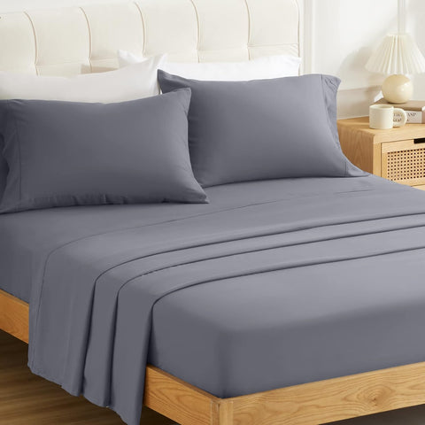 Microfiber Super Soft Sheets set 3-4 pcs with Pillowcase