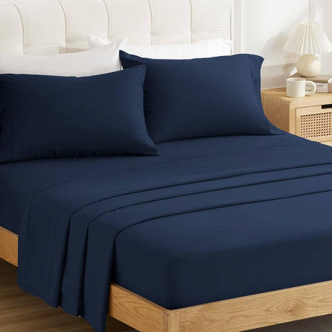 Microfiber Super Soft Sheets set 3-4 pcs with Pillowcase