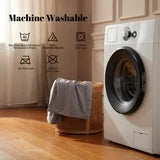 Sonive Washed Duvet Cover Set - 3 Pieces Soft Luxury Cationic Dyeing Bedding Comforter, Breathable Wrinkle Bed Sets