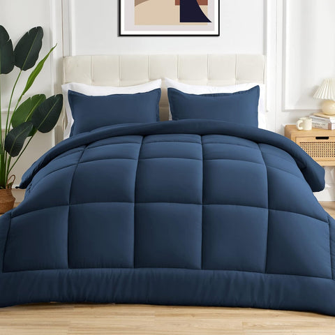All Season Comforter Soft Fluffy Breathable Microfiber 200gsm Down Alternative Bedding Duvet Insert