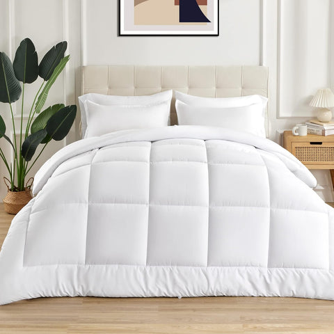 All Season Comforter Soft Fluffy Breathable Microfiber 200gsm Down Alternative Bedding Duvet Insert