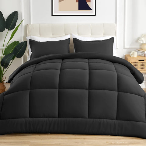 All Season Comforter Soft Fluffy Breathable Microfiber 200gsm Down Alternative Bedding Duvet Insert