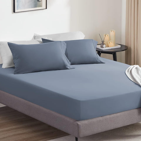 Microfiber Super Soft Sheets set 3-4 pcs with Pillowcase