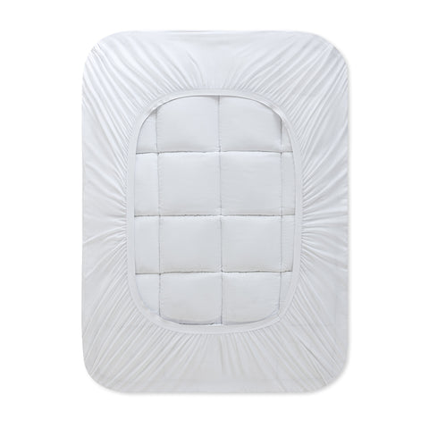Pillow-Top Mattress Topper Ultra Thick Fluffy Soft Topper Box Quilted Mattress pad