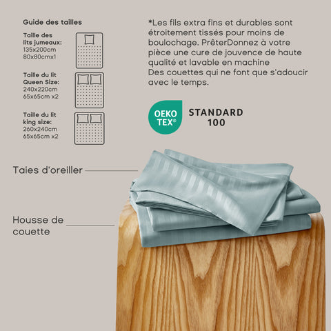 Sonive Housse de Couette, Couette 4 Saison 100% Couette en Microfibre
