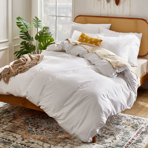 Sonive Housse de Couette, Couette 4 Saison 100% Couette en Microfibre