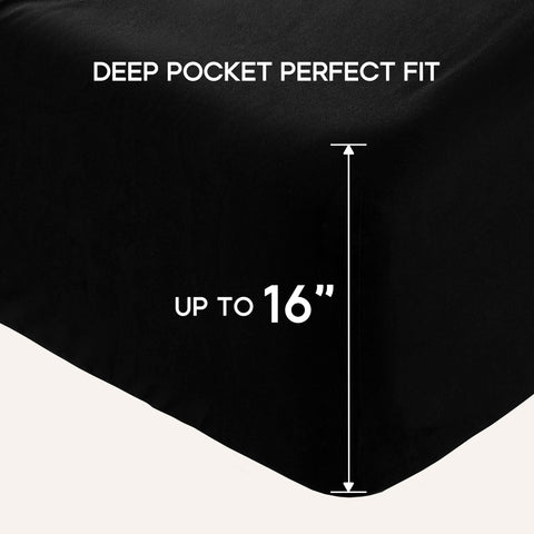 Microfiber Super Soft Sheets set 3-4 pcs with Pillowcase