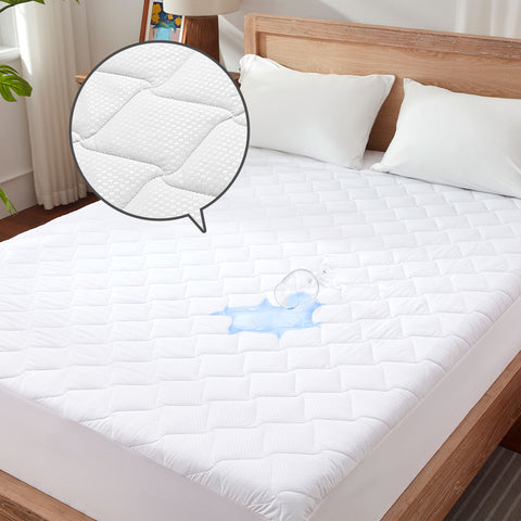 Waterproof Mattress Protector Pad Machine Washable Breathable
