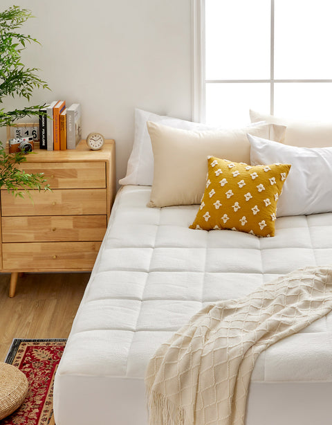 Sonvie Waterproof Jacquard Air Mattress Pad