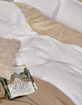 Sonive Jacquard Boho Style Duvet Cover Set White
